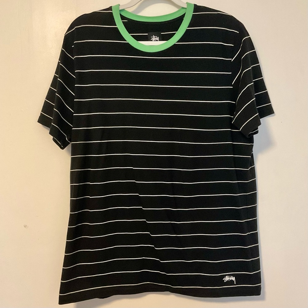 Stussy Stripped T Shirt Women’s Size L